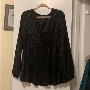 Black Skull Blouse from Torrid